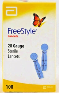 Freestyle Lancets 28 Gauge EXP Date 7/31/29 Brand New Sealed Abbott Free Ship - Picture 1 of 1
