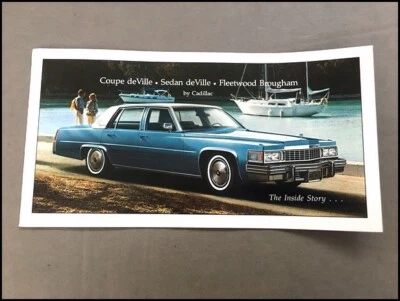 1977 Cadillac DeVille and Fleetwood 16-page Original Car Sales Brochure - Coupe - Изображение 1 из 4