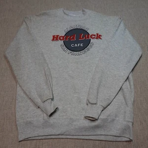 Vintage Tultex Sweatshirt Hard Rock Cafe Alcatraz Mens XL Made in USA *** - Picture 1 of 10