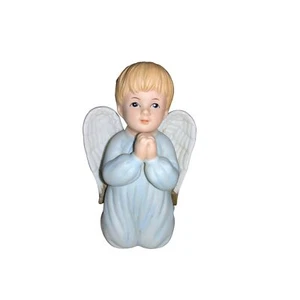Home Interior Precious Prayers HOMCO Boy Angel Kneeling Praying  Figurine 1412 - Picture 1 of 10