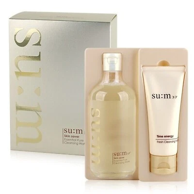 SUMME: 37 SU:M37 Skin Saver Essential Pure Cleansing Water Special Set - 2 Artikel - Sanft