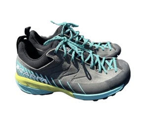 Zapatos de aproximación Scarpa Mescalito para mujer talla 7,5 EUR 38,5 verde azulado gris senderismo - Imagen 1 de 8