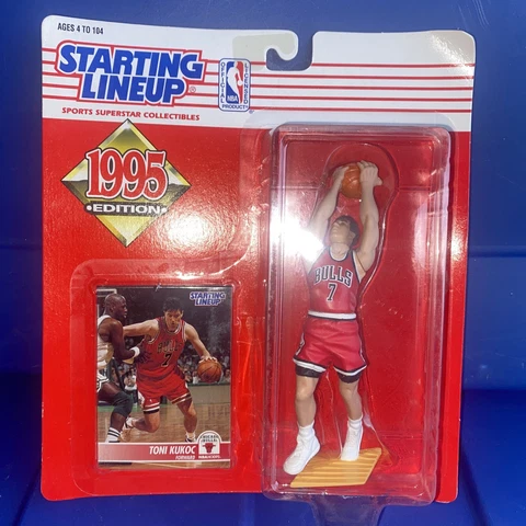 1995 Kenner SLU Starting Lineup figure TONI KUKOC NBA Basketball CHICAGO BULLS Cover