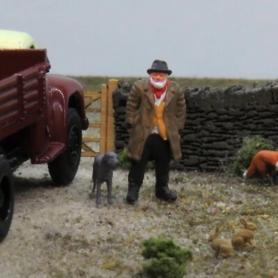 OSBORNS MODELS 3D OSBF189 Spur O Figuren Claude Greengrass & Alfred (bemalt)