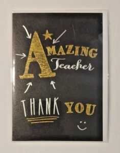 The Art File Thank You Crad for Teacher Original Packaging Notecard AMAZING - Picture 1 of 2