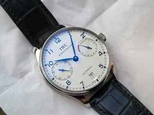 IWC Portuguese Portugieser 7 days 5001-07 5007 blue - Bild 1 von 10