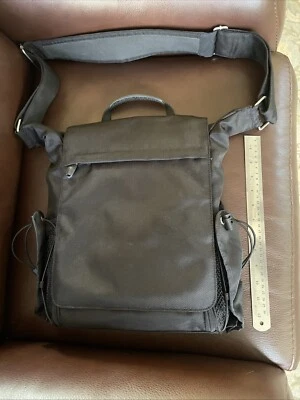 Pottery Barn Kids PBK Convertible Diaper Black Changing Pad Bag Compact - Image 1 of 4