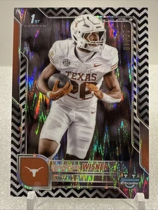 2025 Bowman Chrome U - Black & White Shimmer #169 Quintrevion Wisner 1st 35/48 - Picture 1 of 2