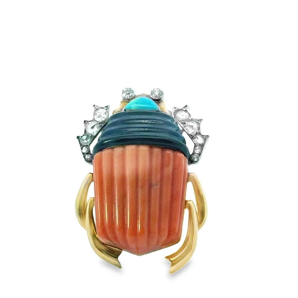 Juego de broches de gemas Cartier 1936. Firmado Cartier París Nº 08671 Foto 1 de 4