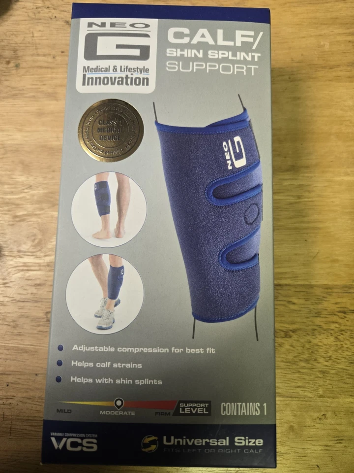 Neo G Universal Size Adjustable Neoprene Calf Shin Splint Support - Image 1 of 1