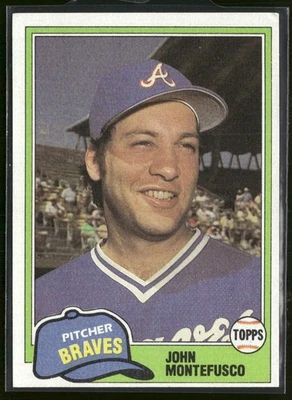 John Montefusco 1981 Topps Traded #804 Atlanta Braves SET BREAK - Image 1 of 2