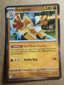 Pokemon Paldea Evolved Hariyama 113/193 - Picture 1 of 1