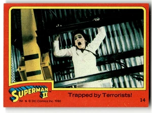 1980 Topps Superman II Card #14 Trapped by Terrorists! - Picture 1 of 4