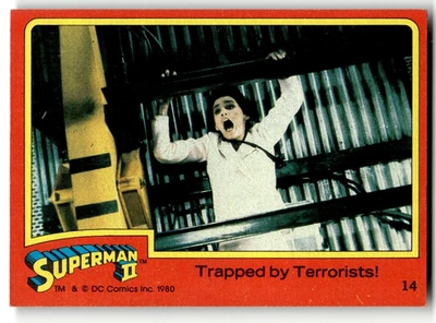 1980 Topps Superman II Card #14 Trapped by Terrorists! - Image 1 of 4