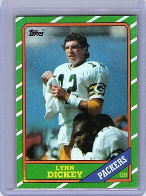 Topps 1986 Topps #214 Lynn Dickey Green Bay Packers Excellent - Image 1 of 2
