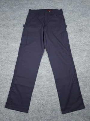 Calça de trabalho Drifire FR Dungaree masculina 32 x 34 azul marinho verão peso Westex ARC - Imagem 1 de 4