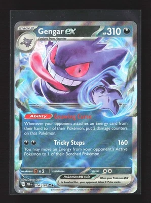 Pokemon SV05: Temporal Forces #104/162 Gengar ex - Image 1 of 2