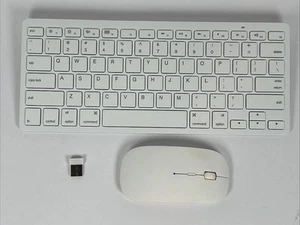 Mason West Wireless Keyboard And Mouse Kit #4160-100-0003 Complete Tested Works - Afbeelding 1 van 9