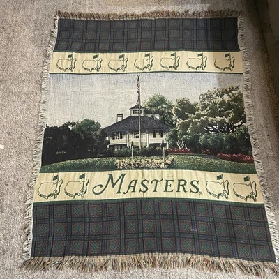 Tapiz manta afgana nacional Augusta The Masters raro de colección 64x50 Foto 1 de 4