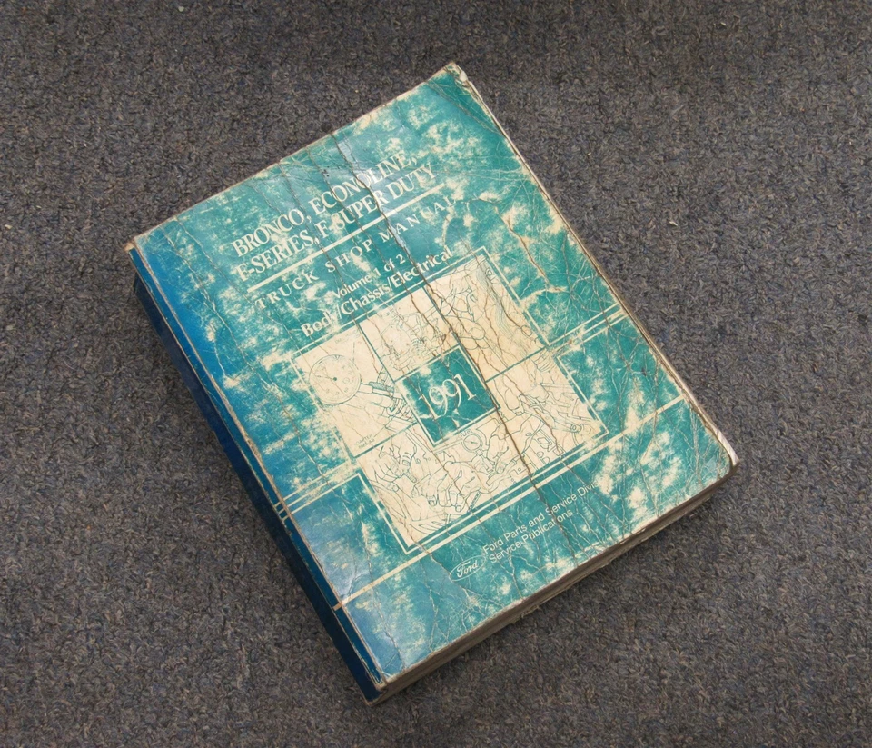 Ford Bronco Econoline 1991 serie F F-Super Duty manual de reparación de servicio volumen 1 Foto 1 de 1