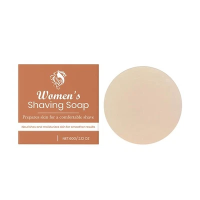 Vanilla Citrus Shaving Soap for Women – Shea Butter Infused Moisturizing Bar↑ - Image 1 of 4