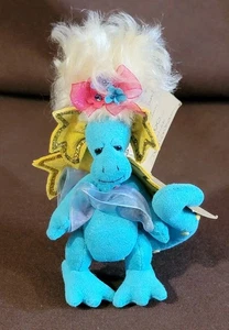 Beryl Bouffant Deb Canham Dappled Dragons LE 269/1000 Blue Yellow - Picture 1 of 10