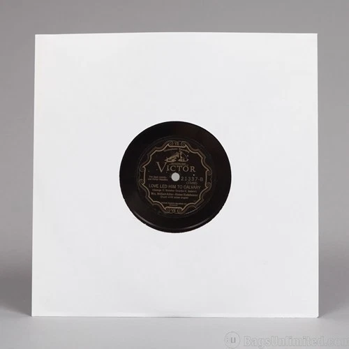 Bolsas ilimitadas S10W - 10 pulgadas 78 RPM - 50 unidades (blanco) [Nuevo Foto 1 de 1