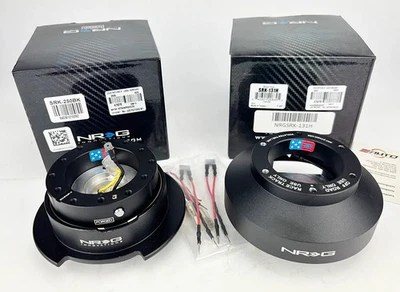 Buje de volante NRG + liberación rápida 250BK para RSX 02-06, TSX 04-14, TL RL 97-08 Foto 1 de 4