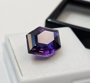 Fabulous Purple Pink Sapphire Fancy Cut 11-13 Ct Loose CERTIFIED Gemstone - Picture 1 of 6
