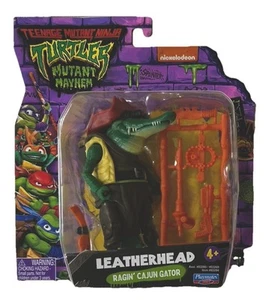 TMNT 2023 Mutant Mayhem LEATHERHEAD Ragin Cajun 4.5" Action Figure New - Picture 1 of 9