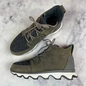 Sorel Womens Kinetic Caribou Quarry Waterproof Sneaker Boot Sz 8 - Picture 1 of 12