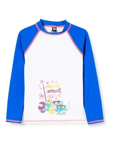 ARENA boys' swim shirt sun protection long-sleeved shirt AWT Uv, white-neon... - Picture 1 of 6