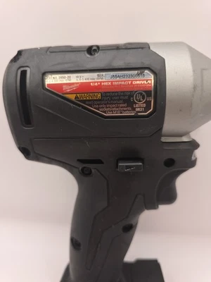 Milwaukee 2850-20 M18 Cordless Brushless 1/4" Impact Driver Tool - Image 1 of 4