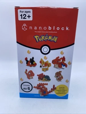 Pokemon mini Electric-Type puzzles Nanoblock 6 pack NIB incl. Pikachu - Image 1 of 4