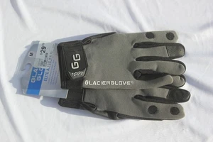 GLACIER GLOVE Elite Angler Handschuhe schwarz/grau (781BK) Gr. M Medium NEU - Bild 1 von 5