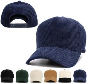 Gorra de béisbol ajustable de 5 paneles de pana KBETHOS - Imagen 1 de 19