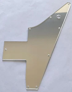 Guitar Parts Guitar Pickguard For Gibson Explorer 76 Reissue Style,Silver Mirror - Picture 1 of 7