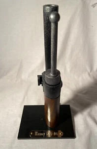 Support display stand for Mauser 71/84 bayo. with engraved metal plate - Picture 1 of 5