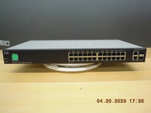 SLM2024T Cisco SG200-26 26-Ports Gigabit Smart Switch #S433 - Picture 1 of 10