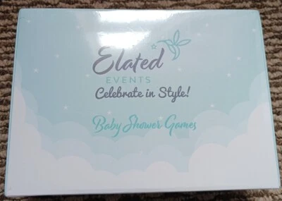 Juego de juegos de baby shower con 6 juegos para 50 invitados (300 sábanas) divertidos iniciadores de fiesta Foto 1 de 4