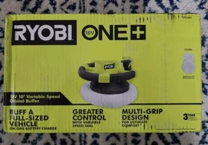 RYOBI 18V ONE+ 10 in. Variable Speed Random Orbit Buffer TOOL ONLY (PCL465) NEW - Picture 1 of 5