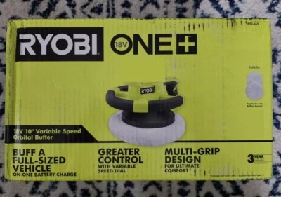 RYOBI 18V ONE+ 10 pol. Tampão de órbita aleatório velocidade variável SOMENTE FERRAMENTA (PCL465) NOVO - Imagem 1 de 4