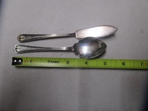 EPNS Sugar Spoon Butter Knife - Picture 1 of 3