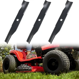 Set 3 lame a ponte 48" per tosaerba Husqvarna, taglio artigianale, Poulan NUOVE - Foto 1 di 10