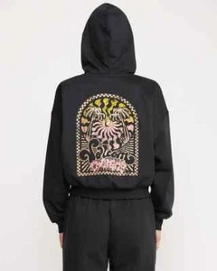 Volcom Stone Dream Women's pullover Hoodie Black Medium  NWT - Picture 1 of 5