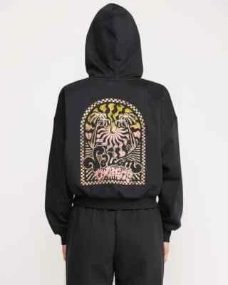 Volcom Stone Dream Women's pullover Hoodie Black Medium  NWT - Image 1 of 4