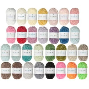Rico Ricorumi Chenille Yarn Nilli Nilli 8ply Amigurumi Crochet Knitting Wool 25g - Picture 1 of 32