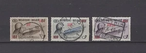 BÉLGICA 1948 arquero sobreimpresiones conjunto de sellos ferroviarios BONITO USADO TR 298/300 - Imagen 1 de 1