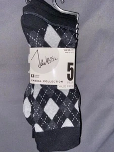 John Weitz Casual Collection Mens Socks, Sock Size 10-13, 5 Pair - Picture 1 of 2
