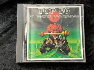 TOP 50 - 50 Games For MS-DOS PC CD Rom Computer Game - Picture 1 of 2